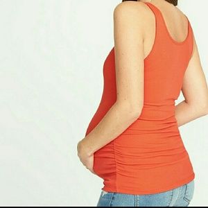 Fitted maternity tank tops.